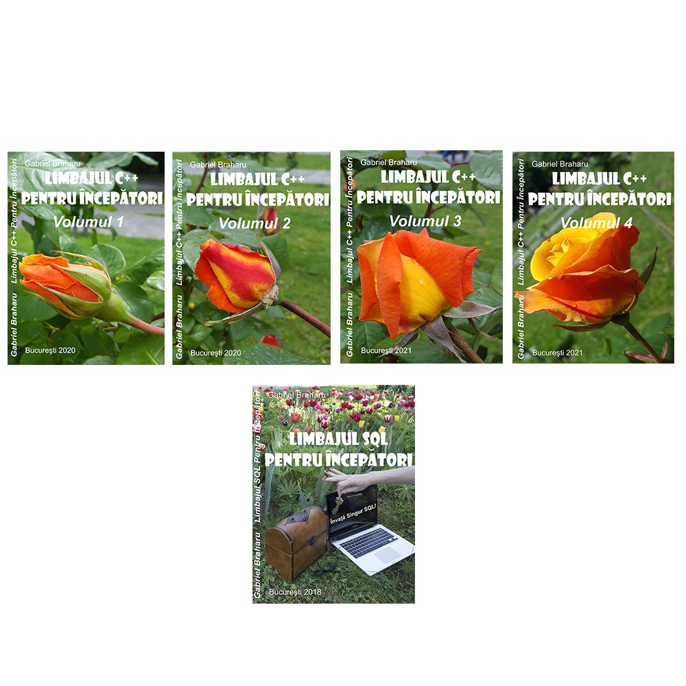 Set de 5 Carti Programare Incepatori (9), Gabriel Braharu, Colectia 