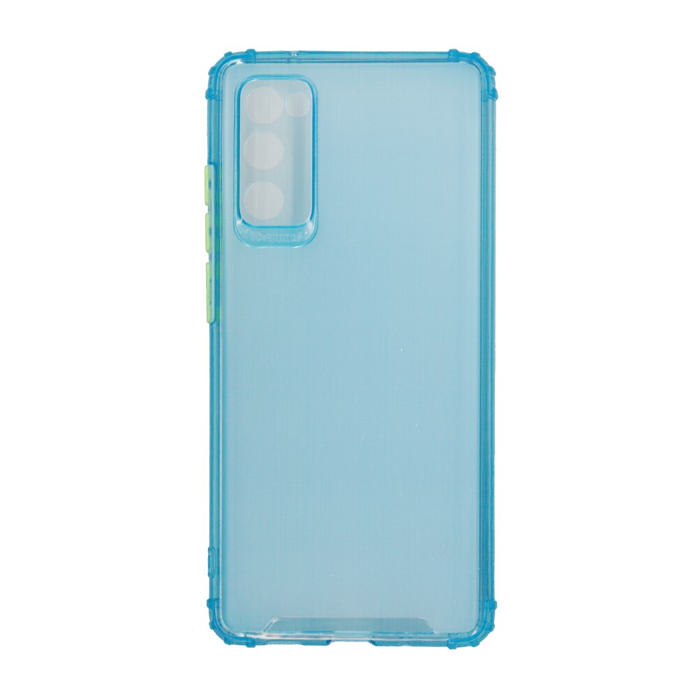 Husa din silicon anti crack, pentru Samsung Galaxy S20 FE, bleu