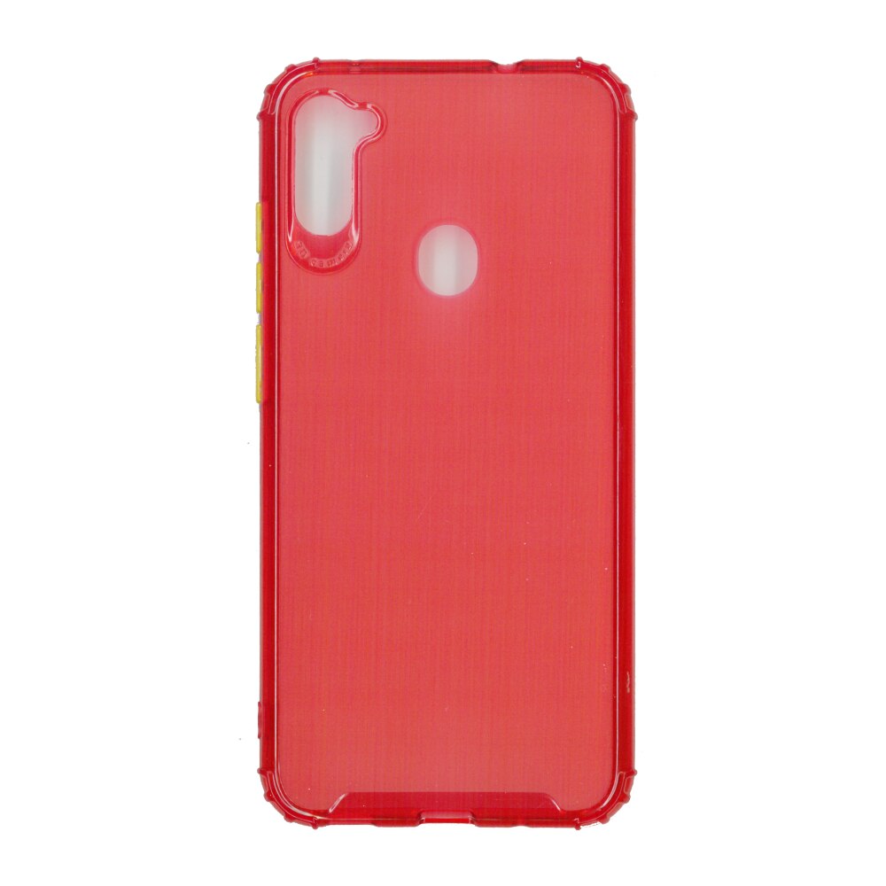 Husa din silicon anti crack, pentru Samsung Galaxy M11, rosu