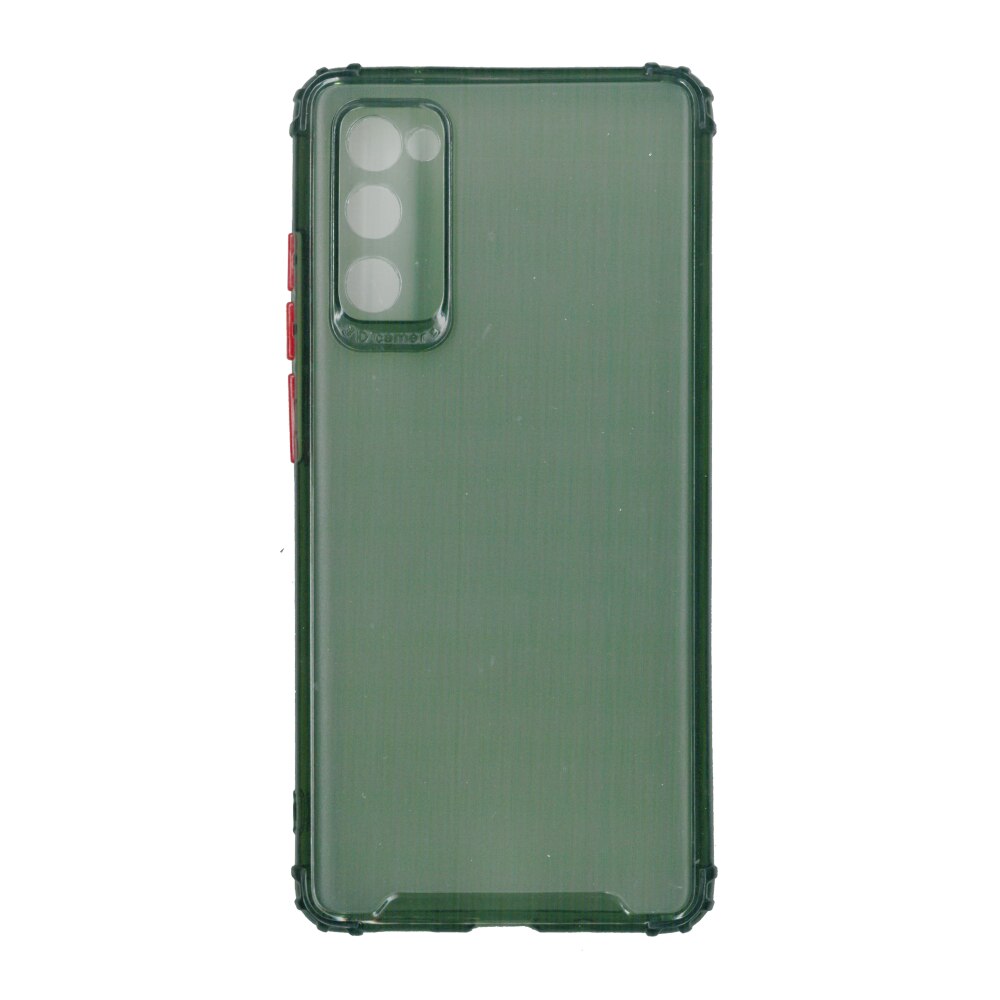 Husa din silicon anti crack, pentru Samsung Galaxy S20 FE, verde