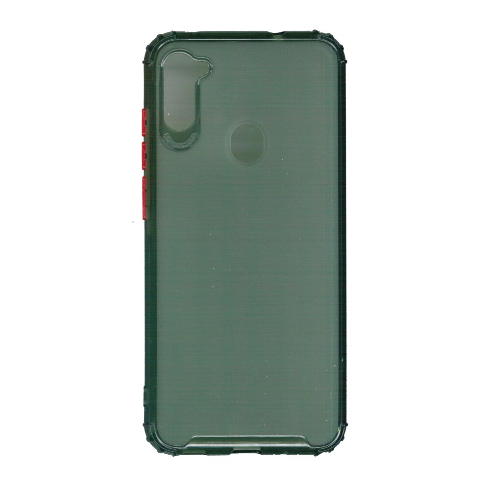 Husa din silicon anti crack, pentru Samsung Galaxy M11, verde