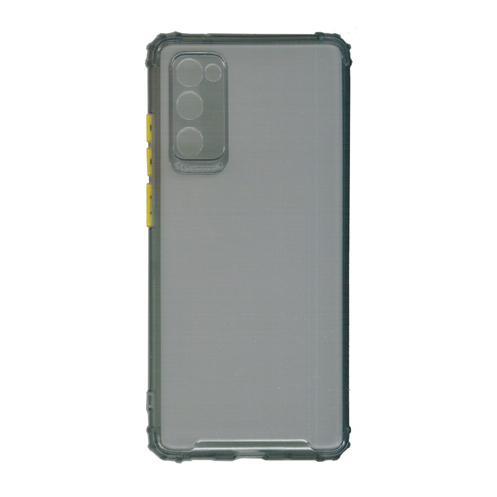 Husa din silicon anti crack, pentru Samsung Galaxy S20 FE, gri