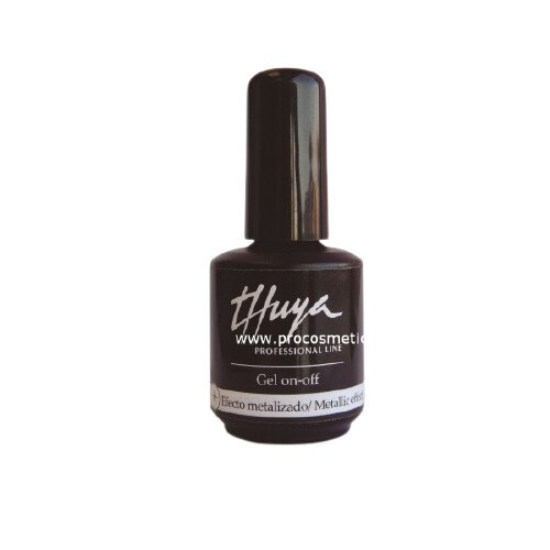 Gel On-Off, Glitter Dorado, oja semipermanenta, 7 ml, Thuya