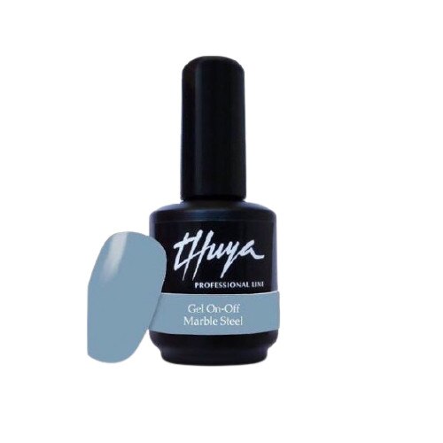 Gel On-Off, Marble Steel, Oja semipermanenta, 14 ml, Thuya