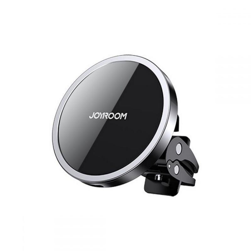 Suport auto Joyroom JR-ZS240 Magnetic, compatibil MagSafe, incarcare wireless, rotire 360 grade, Cablu USB-C inclus, Negru