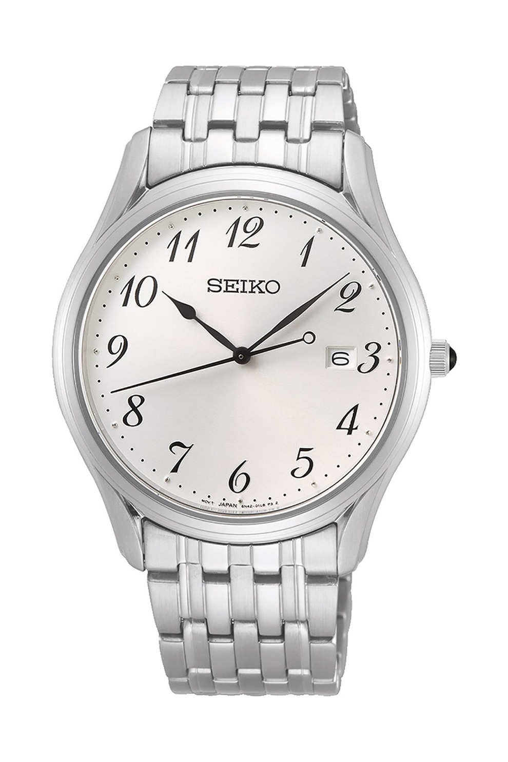 Seiko, Ceas analog din otel inoxidabil, Argintiu