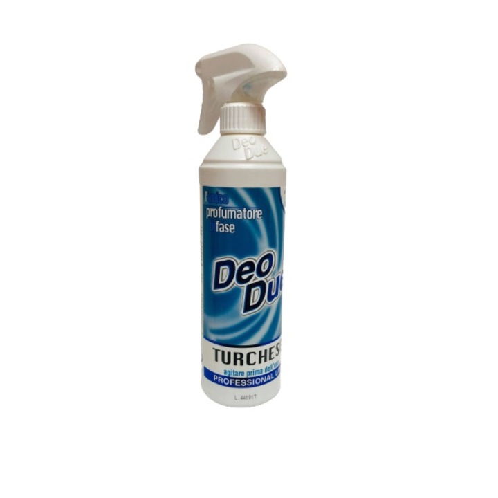 Odorizant profesional camera, Deo Due, Turchese, 500 ml