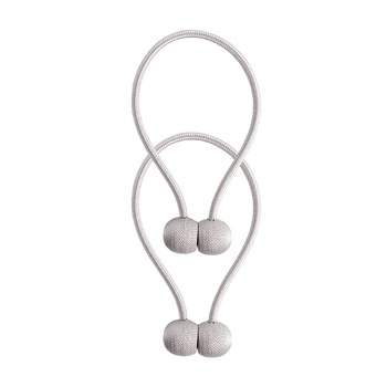 Set magneti decorativi pentru draperii si perdele, executate manual, 1 pereche, argintiu ILFY WCT03-S Set magneti decorativi pentru draperii si perdele, executate manual, 1 pereche, argintiu ILFY WCT03-S