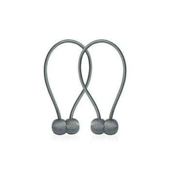 Set 2 magneti decorativi pentru draperii si perdele, ILFY, KWCT03-DG, gri inchis Set 2 magneti decorativi pentru draperii si perdele, ILFY, KWCT03-DG, gri inchis