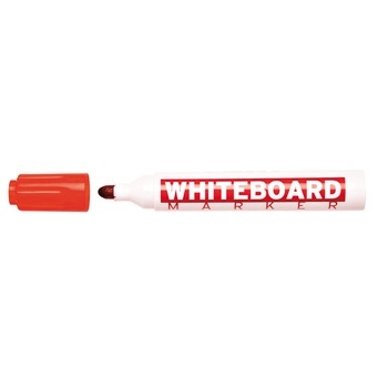 Marker pentru table de scris, varf rotund, corp plastic, MOLIN - rosu Marker pentru table de scris, varf rotund, corp plastic, MOLIN - rosu