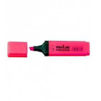 Textmarker varf lat, MOLIN - roz Textmarker varf lat, MOLIN - roz