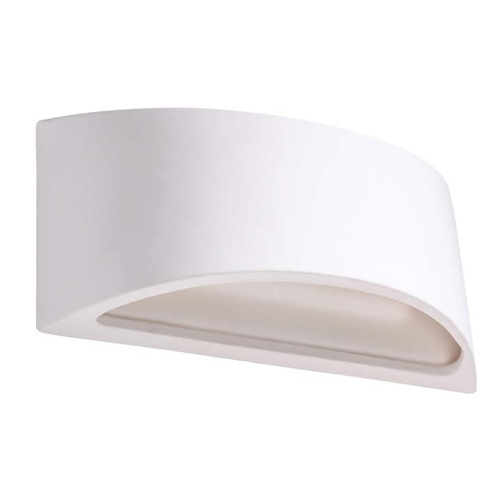 Керамична стенна лампа Vixen E27 Boho Design Round White Sollux