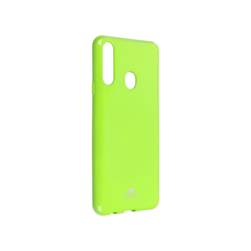 Husa Spate Jelly Case Mercury Goospery Metal Compatibila Cu Samsung Galaxy A20s, Silicon, Lime
