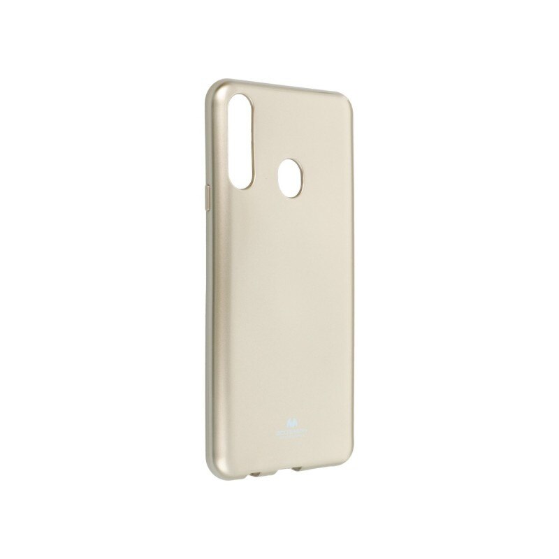 Husa Spate Jelly Case Mercury Goospery Metal Compatibila Cu Samsung Galaxy A20s, Silicon, Gold