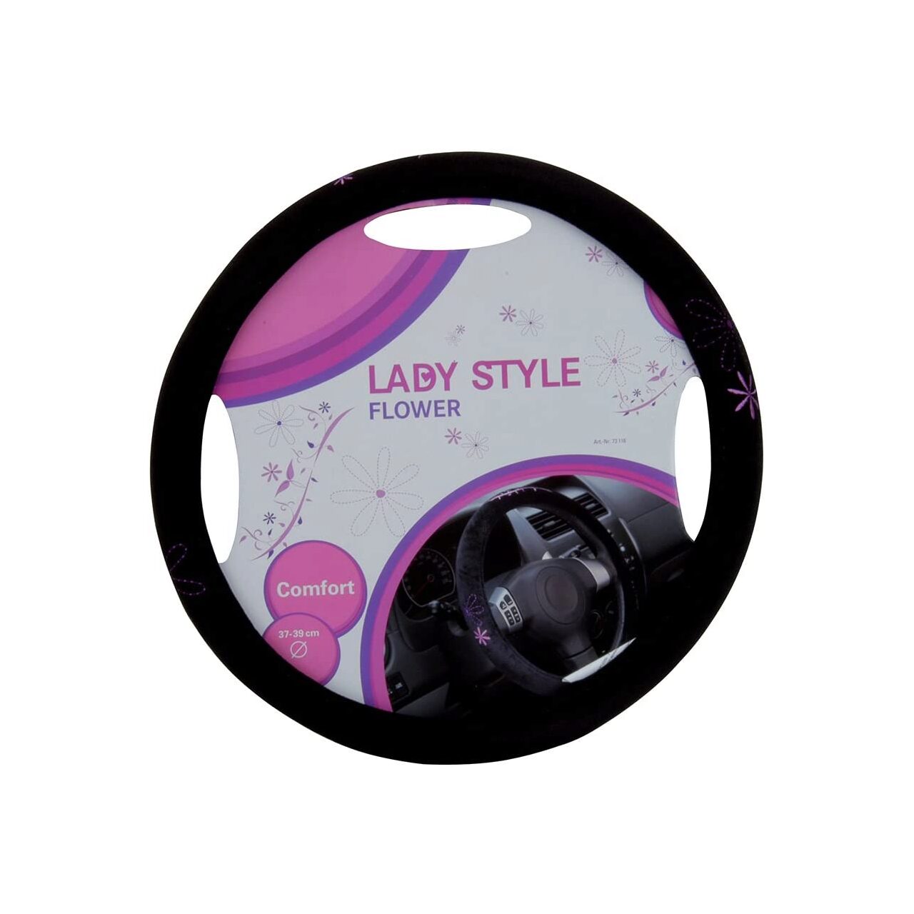 Husa volan burete Lady Style “Flower”, Unitec