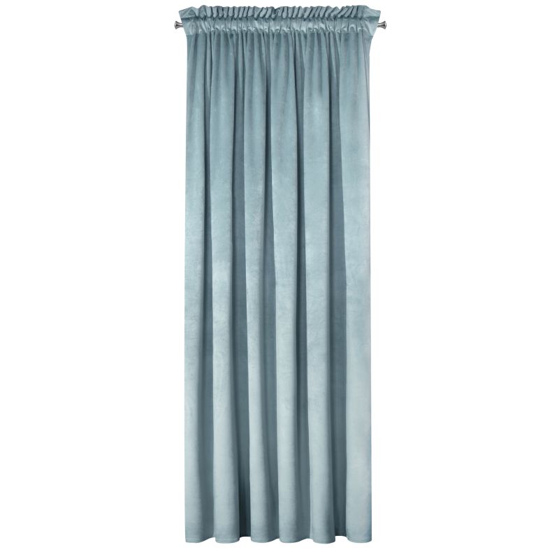 Perdea decorativa cu banda, MELANIE 140x270 cm, Eurofirany, Albastru