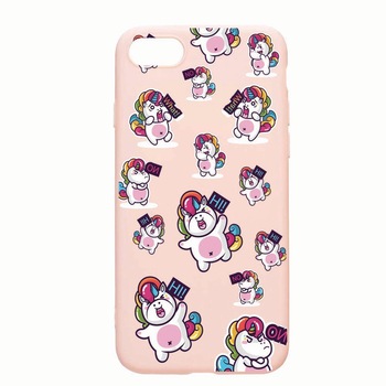 Husa Apple iPhone SE 2 / iPhone 7 / iPhone 8, Fat Unicorn, rezistenta la uzura, anti-alunecare, din silicon Premium, PinkSand, PS80 Husa Apple iPhone SE 2 / iPhone 7 / iPhone 8, Fat Unicorn, rezistenta la uzura, anti-alunecare, din silicon Premium, PinkSand, PS80