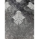 Set 2 bucati draperie baroc culoare negru gri cu rejansa, 2xL300xH250, by Seredesign
