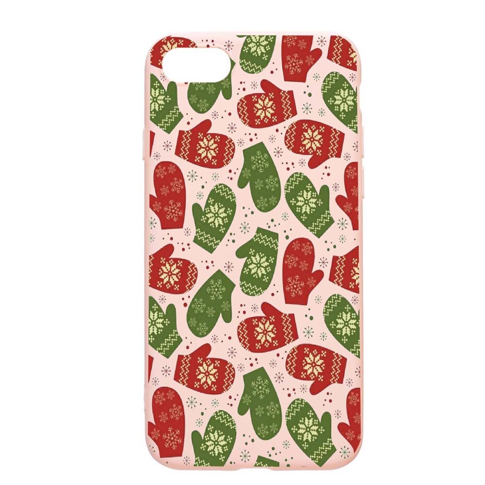Husa Apple iPhone SE 2 / iPhone 7 / iPhone 8, Snow, rezistenta la uzura, anti-alunecare, din silicon Premium, PinkSand, PS352
