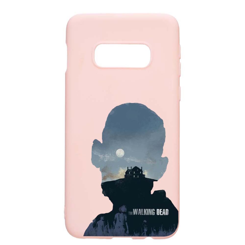 Husa Samsung Galaxy S10e, The Walking Dead, rezistenta la uzura, anti-alunecare, din silicon Premium, PinkSand, PS303