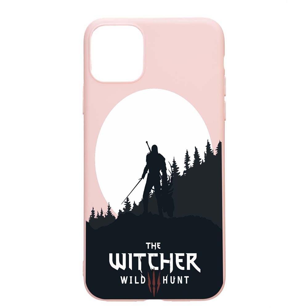 Husa Apple iPhone 11, The Witcher, rezistenta la uzura, anti-alunecare, din silicon Premium, PinkSand, PS427