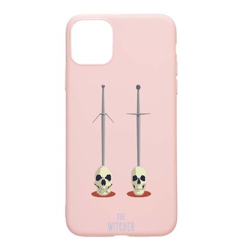 Husa Apple iPhone 11, The Witcher, rezistenta la uzura, anti-alunecare, din silicon Premium, PinkSand, PS430 Husa Apple iPhone 11, The Witcher, rezistenta la uzura, anti-alunecare, din silicon Premium, PinkSand, PS430