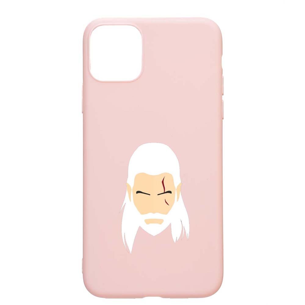 Husa Apple iPhone 11, The Witcher, rezistenta la uzura, anti-alunecare, din silicon Premium, PinkSand, PS435