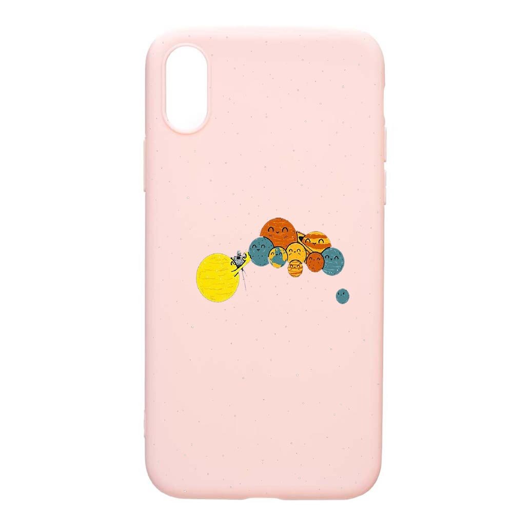 Husa Samsung Galaxy A10, Universe, Selfie, rezistenta la uzura, anti-alunecare, din silicon Premium, PinkSand, PS469