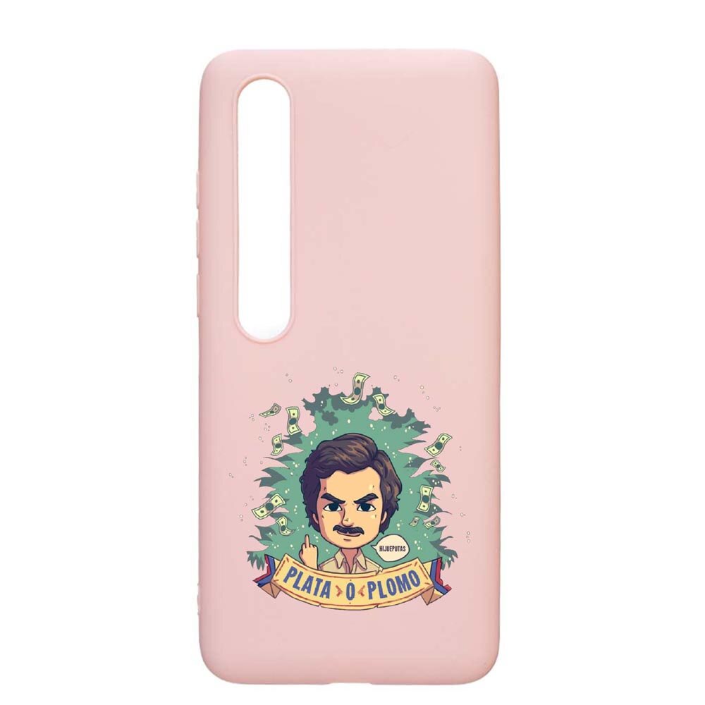 Husa Xiaomi Mi 10 / Mi 10 Pro, Narcos Pablo Escobar, rezistenta la uzura, anti-alunecare, din silicon Premium, PinkSand, PS447