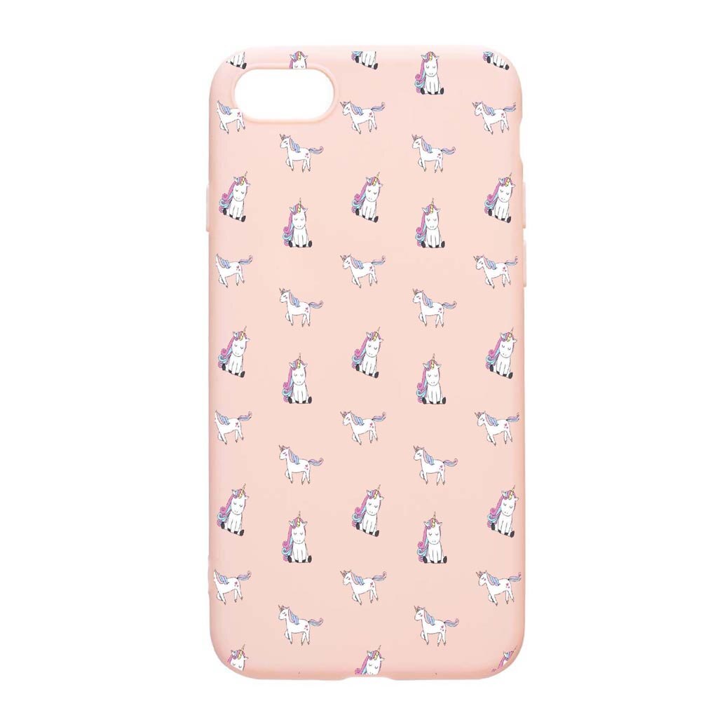 Husa Apple iPhone SE 2 / iPhone 7 / iPhone 8, Unicorn, rezistenta la uzura, anti-alunecare, din silicon Premium, PinkSand, PS522