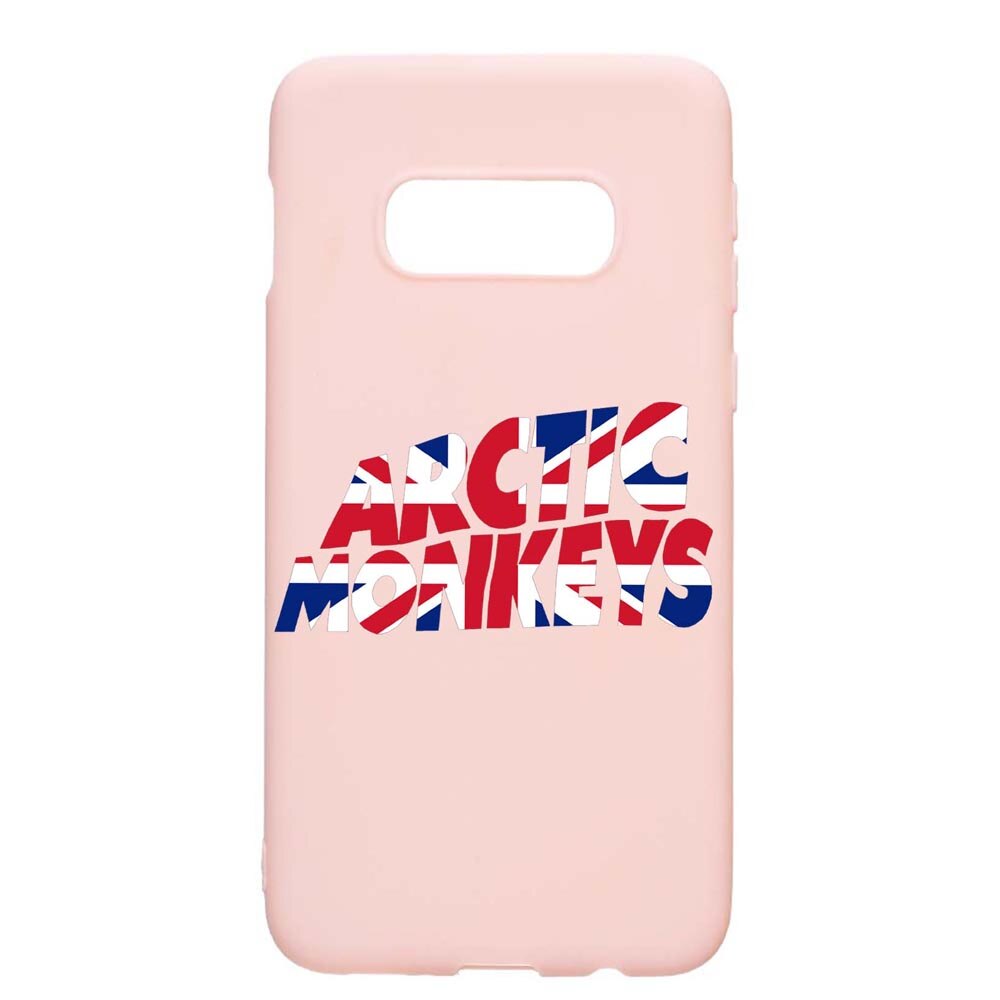 Husa Samsung Galaxy S10e, Arctic Monkey, rezistenta la uzura, anti-alunecare, din silicon Premium, PinkSand, PS548