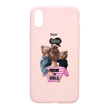 Husa Apple iPhone XS Max, Super Mama, rezistenta la uzura, anti-alunecare, din silicon Premium, PinkSand, PS556 Husa Apple iPhone XS Max, Super Mama, rezistenta la uzura, anti-alunecare, din silicon Premium, PinkSand, PS556