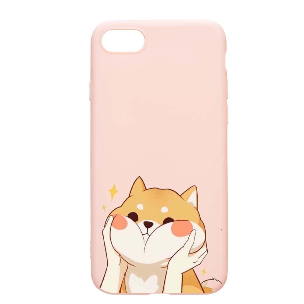 Husa Apple iPhone SE 2 / iPhone 7 / iPhone 8, Sweet Cat, rezistenta la uzura, anti-alunecare, din silicon Premium, PinkSand, PS596