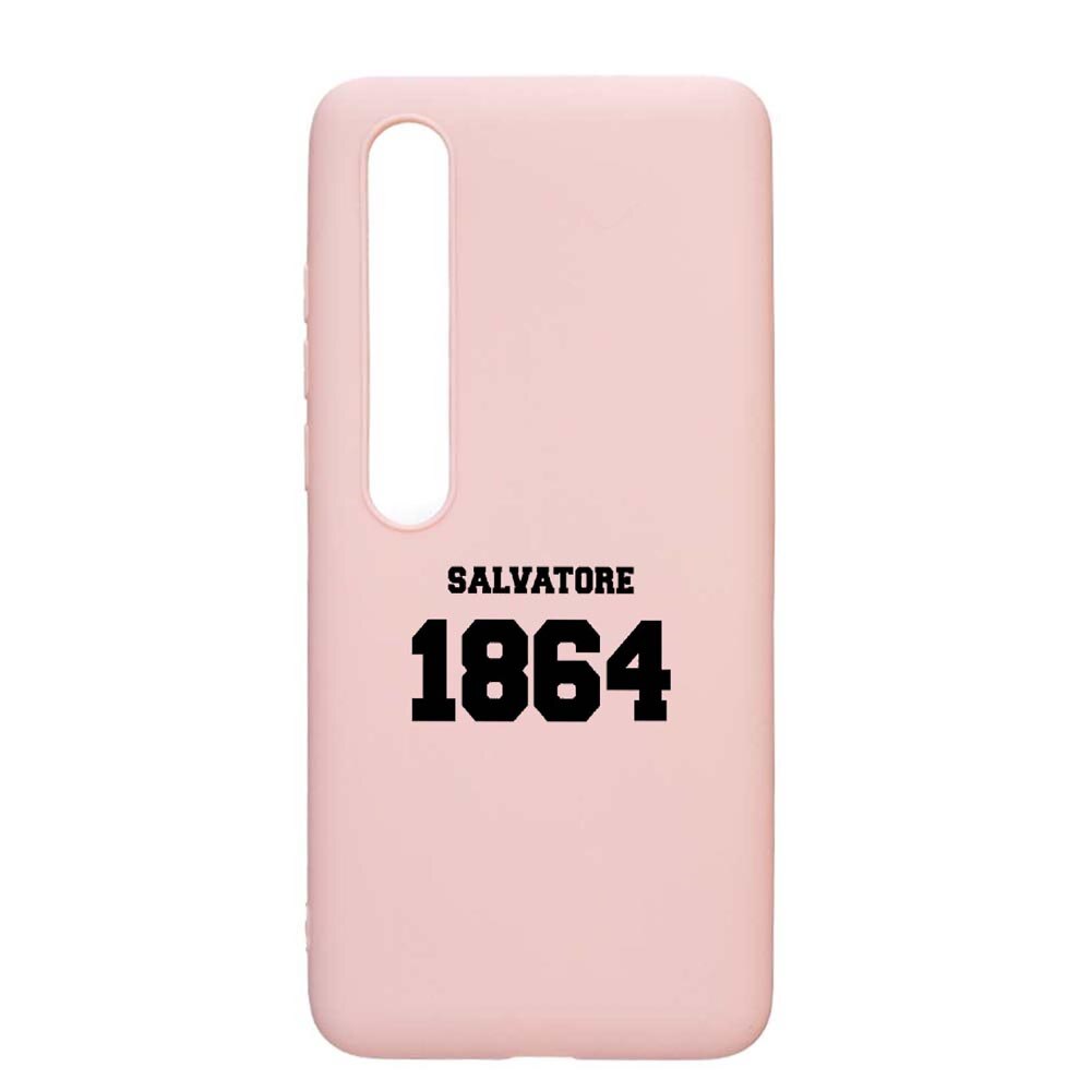 Husa Xiaomi Mi 10 / Mi 10 Pro, Vampire Diaries - Salvatore 1864, rezistenta la uzura, anti-alunecare, din silicon Premium, PinkSand, PS582