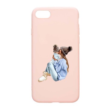 Husa Apple iPhone SE 2 / iPhone 7 / iPhone 8, Girl Mom, rezistenta la uzura, anti-alunecare, din silicon Premium, PinkSand, PS562 Husa Apple iPhone SE 2 / iPhone 7 / iPhone 8, Girl Mom, rezistenta la uzura, anti-alunecare, din silicon Premium, PinkSand, PS562