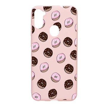 Husa Samsung Galaxy A11, Donuts, rezistenta la uzura, anti-alunecare, din silicon Premium, PinkSand, PS667 Husa Samsung Galaxy A11, Donuts, rezistenta la uzura, anti-alunecare, din silicon Premium, PinkSand, PS667