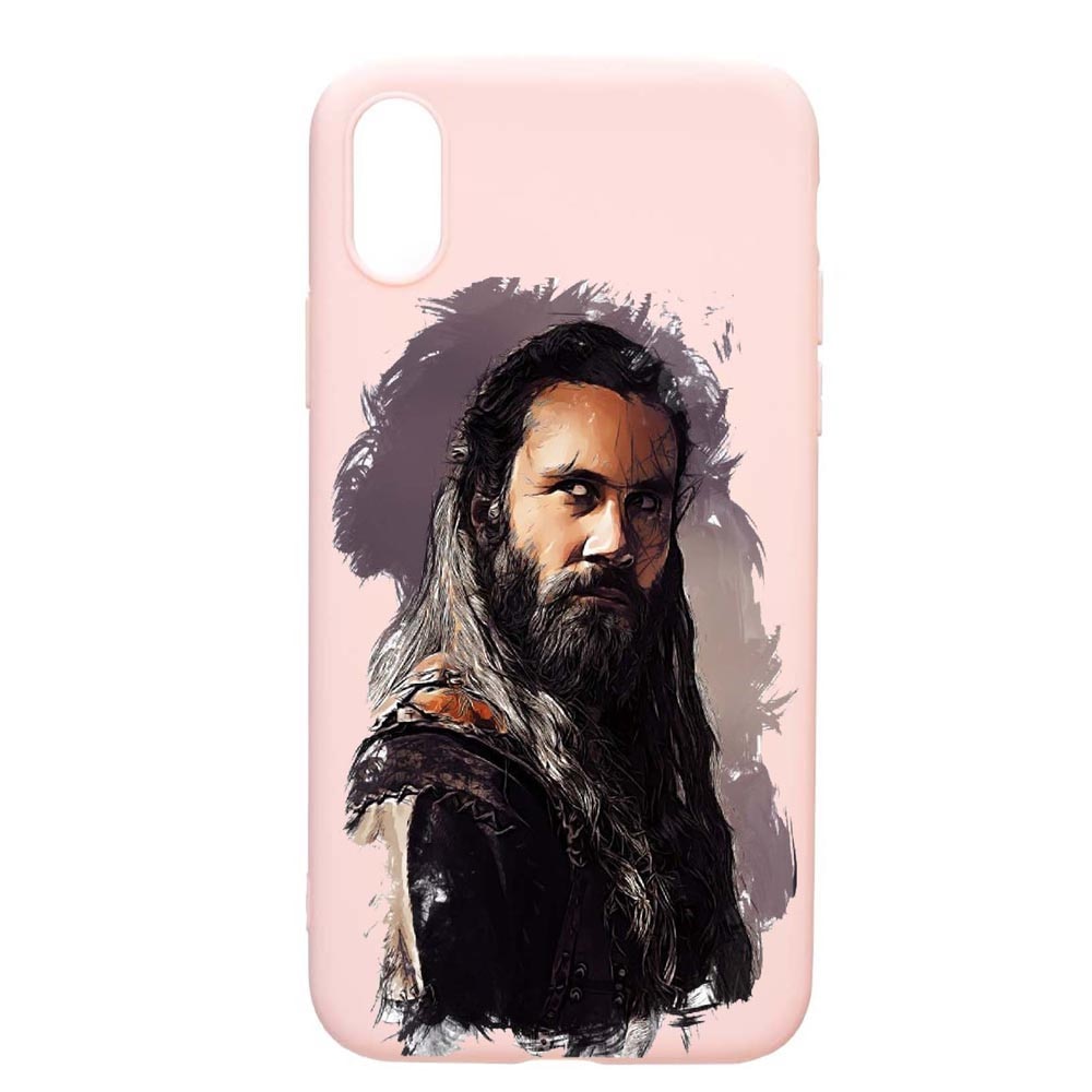 Husa Samsung Galaxy A10, Vikings Rollo, rezistenta la uzura, anti-alunecare, din silicon Premium, PinkSand, PS454