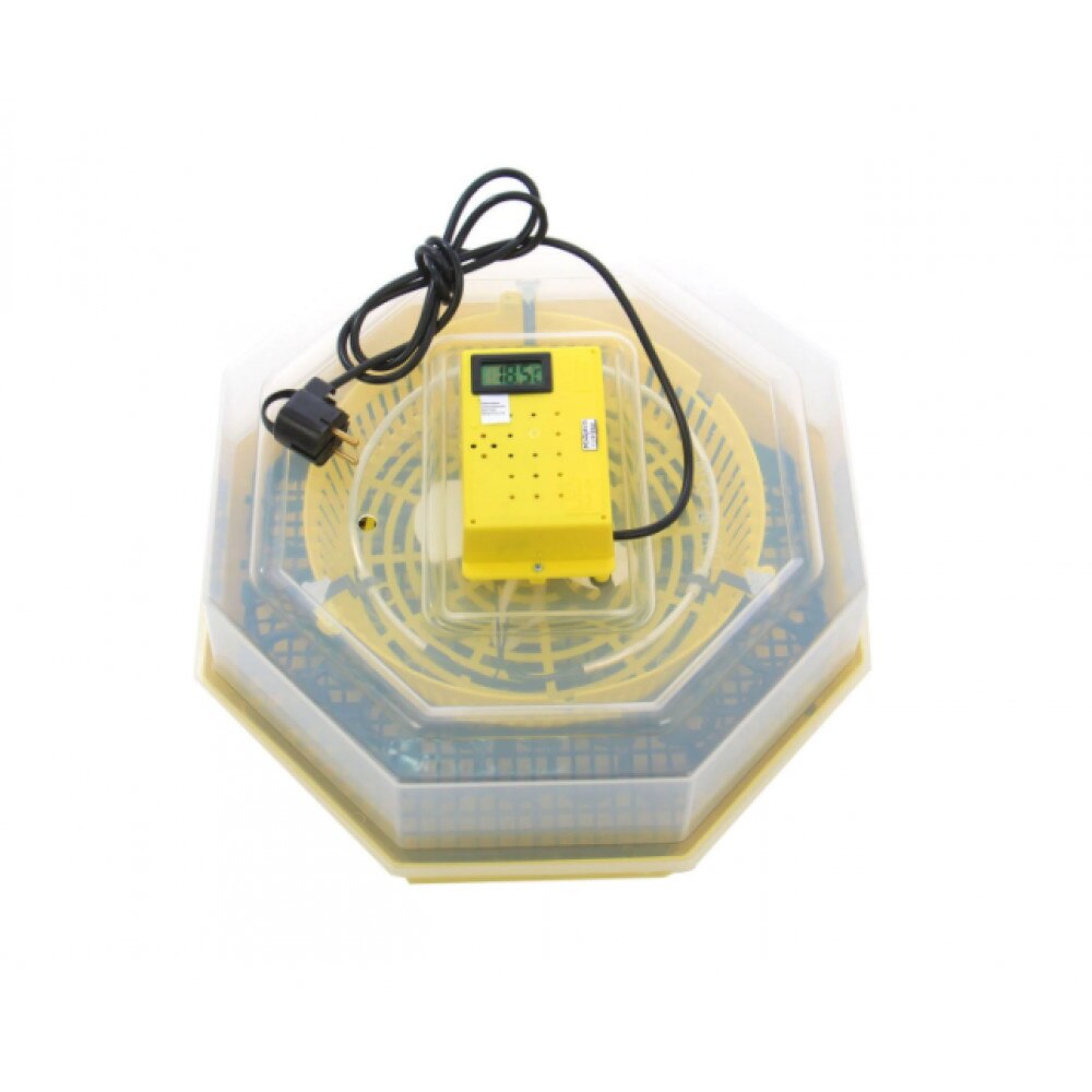 Incubator electric oua cu dispozitiv de intoarcere si termometru Cleo 5DT, 230 V, 41 oua capacitate, 38°C temperatura incubare