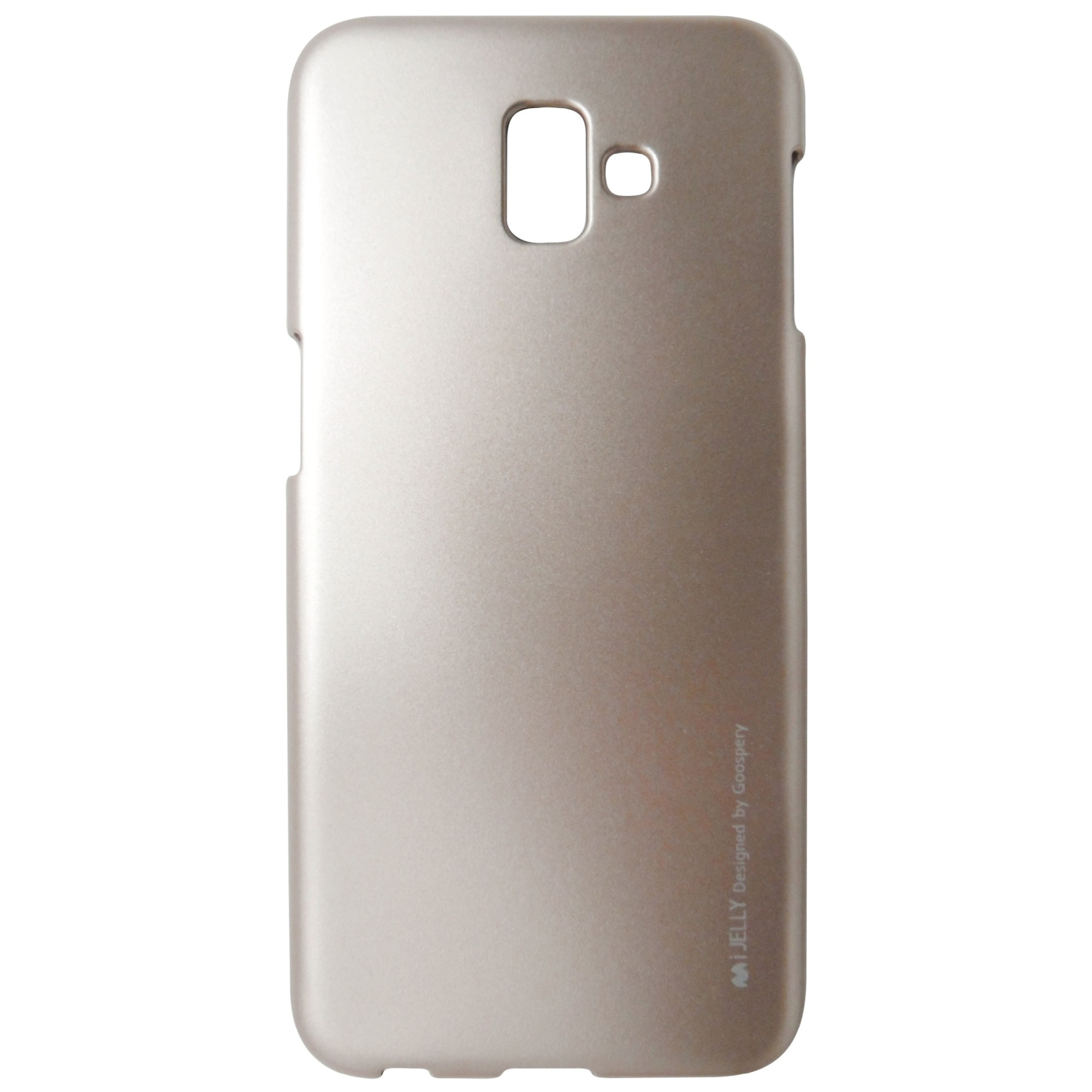 Husa silicon Mercury Goospery i-Jelly auriu metalic pentru Samsung Galaxy J6 Plus 2018 (J610)