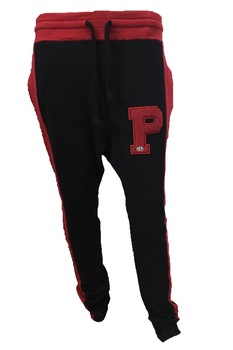 Pantaloni, Pull & Bear 9680, Negru/Bordo, M Pantaloni, Pull & Bear 9680, Negru/Bordo, M