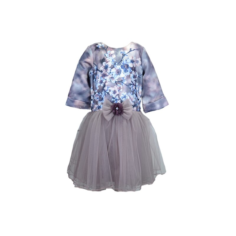 Rochie eleganta pentru fete Colibri 220-28M, Mov, 80 cm