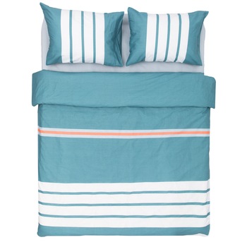 Lenjerie de pat Heinner Home, 2 persoane, 100% bumbac, densitate 132TC, 4 piese, cearceaf pilota 180x200, cearceaf pat 200x220, fata de perna 50x70cm, model Noor Lenjerie de pat Heinner Home, 2 persoane, 100% bumbac, densitate 132TC, 4 piese, cearceaf pilota 180x200, cearceaf pat 200x220, fata de perna 50x70cm, model Noor