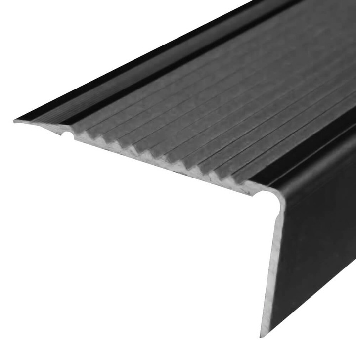 Profil pentru Treapta din Aluminiu, 45x23 mm, 0.9 m, Culoare Grafit