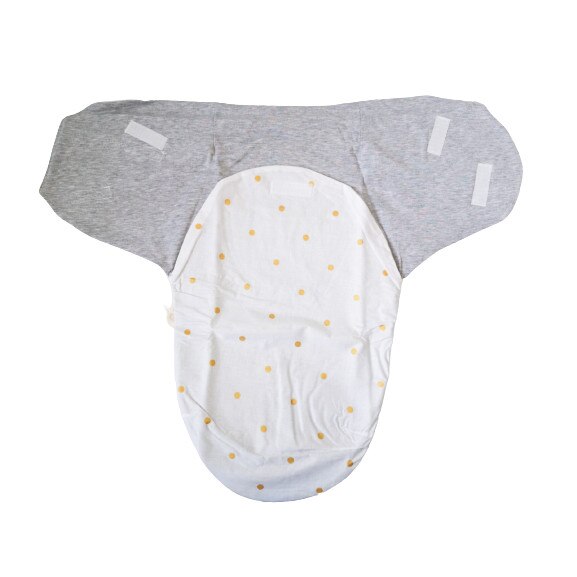 Sistem de infasat din bumbac pentru bebelusi, Inchidere Velcro, GoldenDot