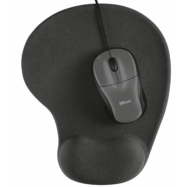 Trust Primo egér és egérpad, Fekete