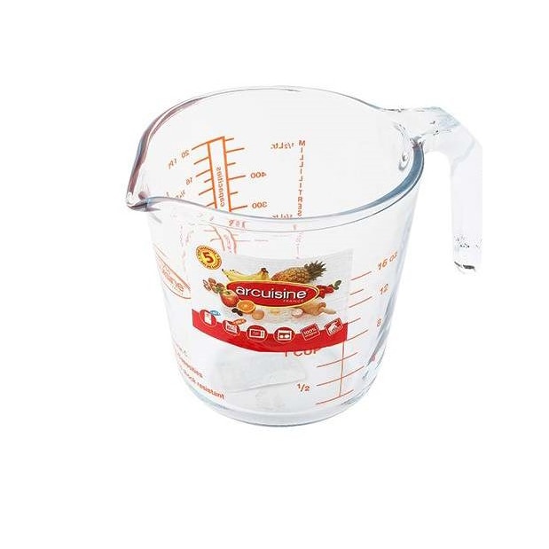 Cana Gradata Pyrex, Arcuisine, Sticla Borosilicata 0,5L