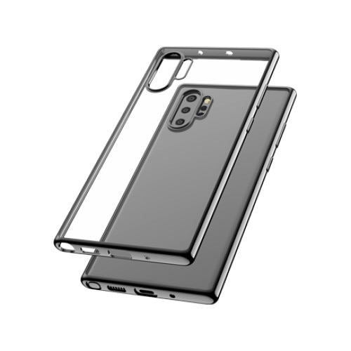 Capac Protectie Spate Cellara Colectia Electro Pentru Samsung Galaxy Note 10 Plus - Negru