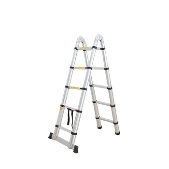 Scara aluminiu, telescopica, 2 tronson, 5 trepte, 150 kg Scara aluminiu, telescopica, 2 tronson, 5 trepte, 150 kg