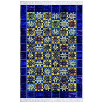 Covor Persan Mecanic EuCarpet 100527b3 Dimensiune 150x225cm Design Modern Albastru Covor Persan Mecanic EuCarpet 100527b3 Dimensiune 150x225cm Design Modern Albastru