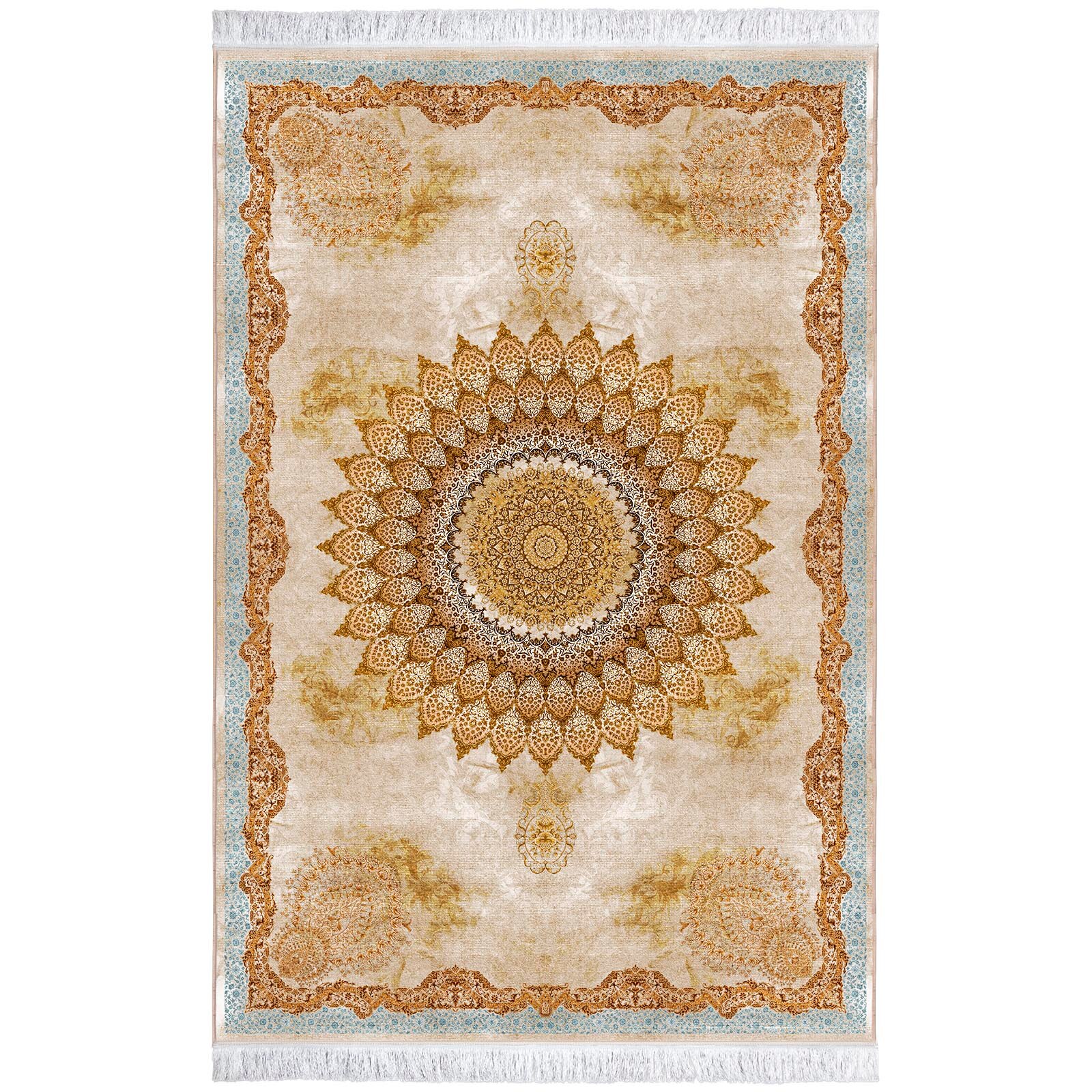 Covor EuCarpet 400411K1 Dimensiune 150x225 Bej